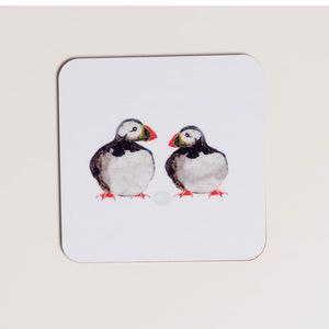 COASTER - Puffin Pair with Egg