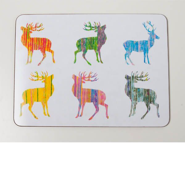 TABLEMAT - Rectangular Multi Stag (6) Design