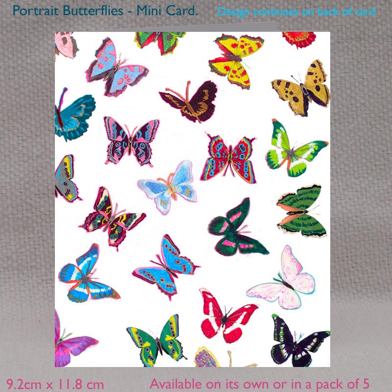 CARD MINI - Butterflies 