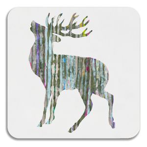 COASTER - Silver Stag Design