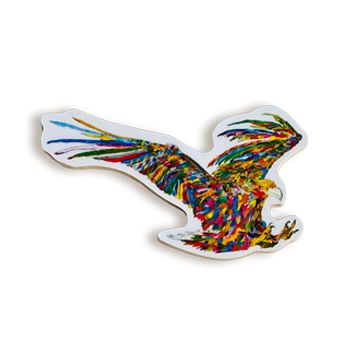TINY image eagle magnet on white