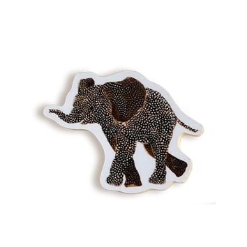 TINY image elephant magnet on white