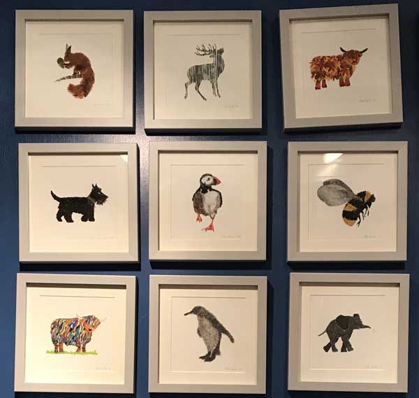 Mini Prints - Square with a Grey Frame Mini Prints - Square with a Grey Frame