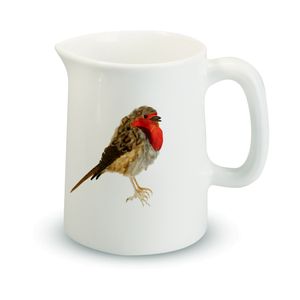 Jug - 1/4 pint mini - Robin design