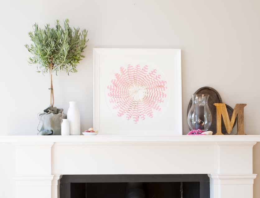 Deposit for 'Feather Circles Dark Pink and Silver' Print - please read description for total. Deposit for 'Feather Circles Dark Pink and Silver' Print - please read description for total.
