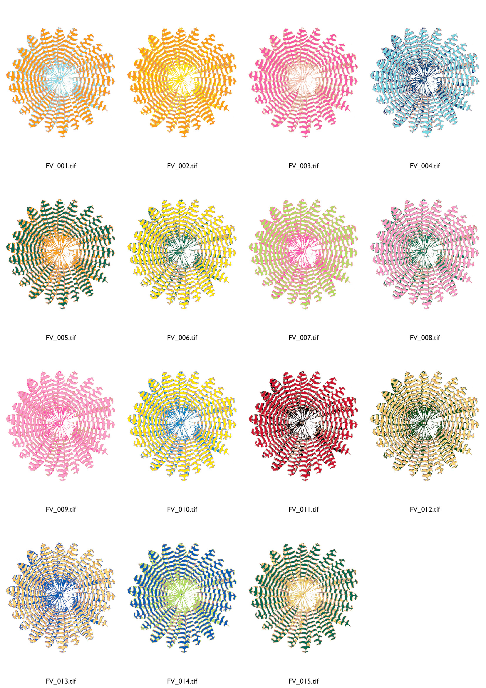 Order a coloured Feather Round Print - Lots of colours available