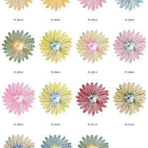 Order a coloured Feather Round Print - Lots of colours available