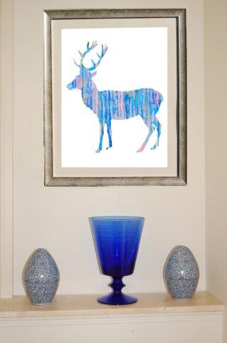 Deposit for Blue Deer Print - please read description for total.