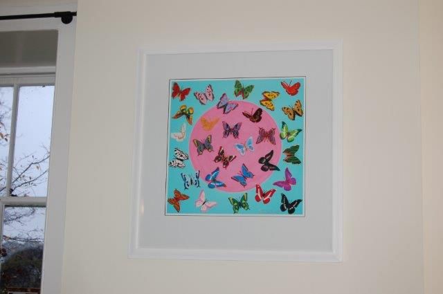 Deposit for 'Butterfly Circle - Aqua' Print - please read description for total. Deposit for 'Butterfly Circle - Aqua' Print - please read description for total.