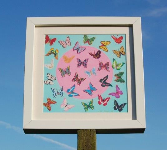 Deposit for 'Butterfly Circle - Aqua' Print - please read description for total. Deposit for 'Butterfly Circle - Aqua' Print - please read description for total.