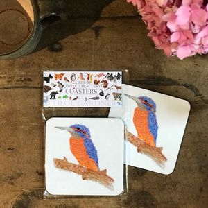 COASTER - Set of 2 - KINGFISHER