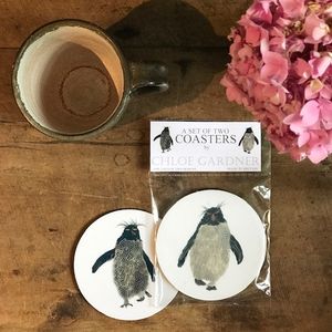 COASTER - Set of 2 - Rockhopper Dark and Light Design