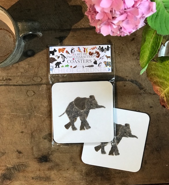 COASTER - Set of 2 - eLEPHANT