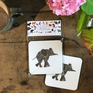 COASTER - Set of 2 - eLEPHANT