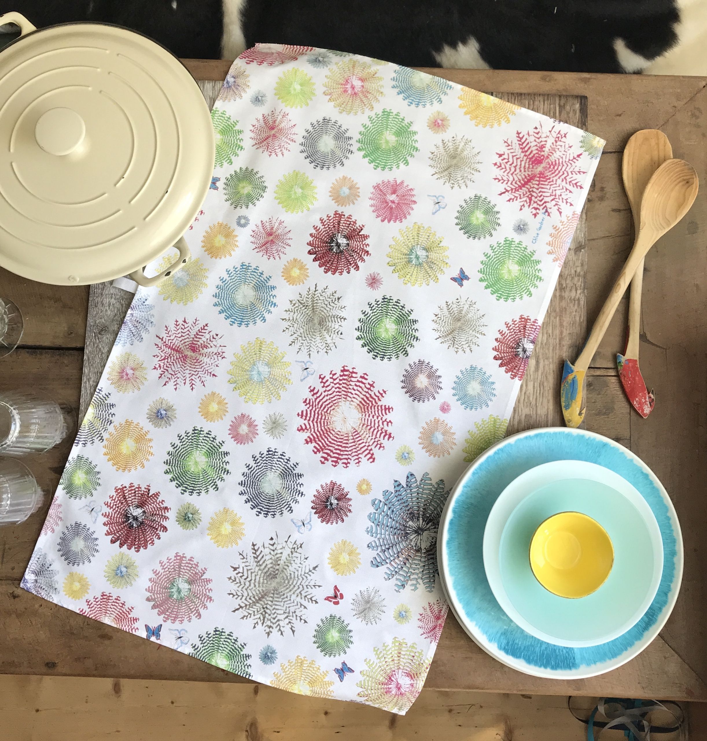 tea towel loose rounds