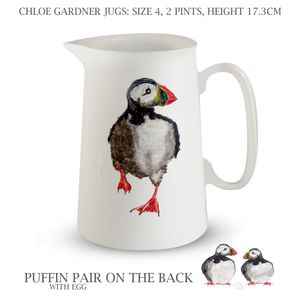 Jug - 2 pint - PUFFIN Design