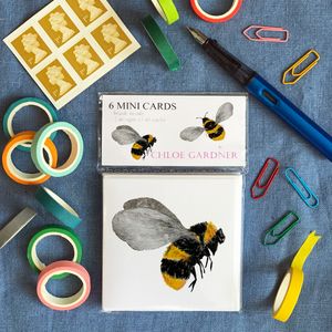 MINI SQUARE CARD PACK - BEE