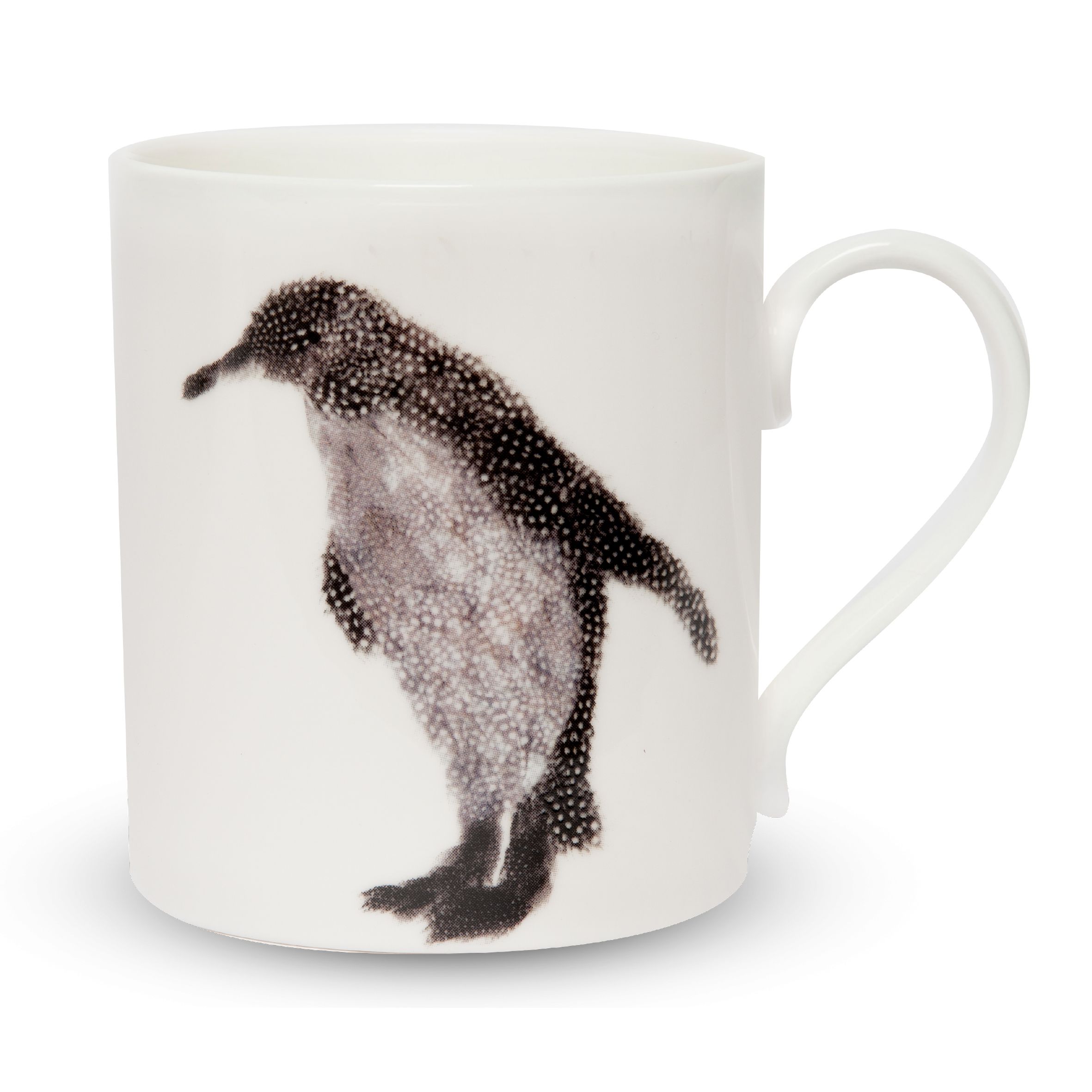 Mug pop on white penguin