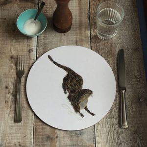 ON SALE - ROUND TABLEMAT - Otter Design