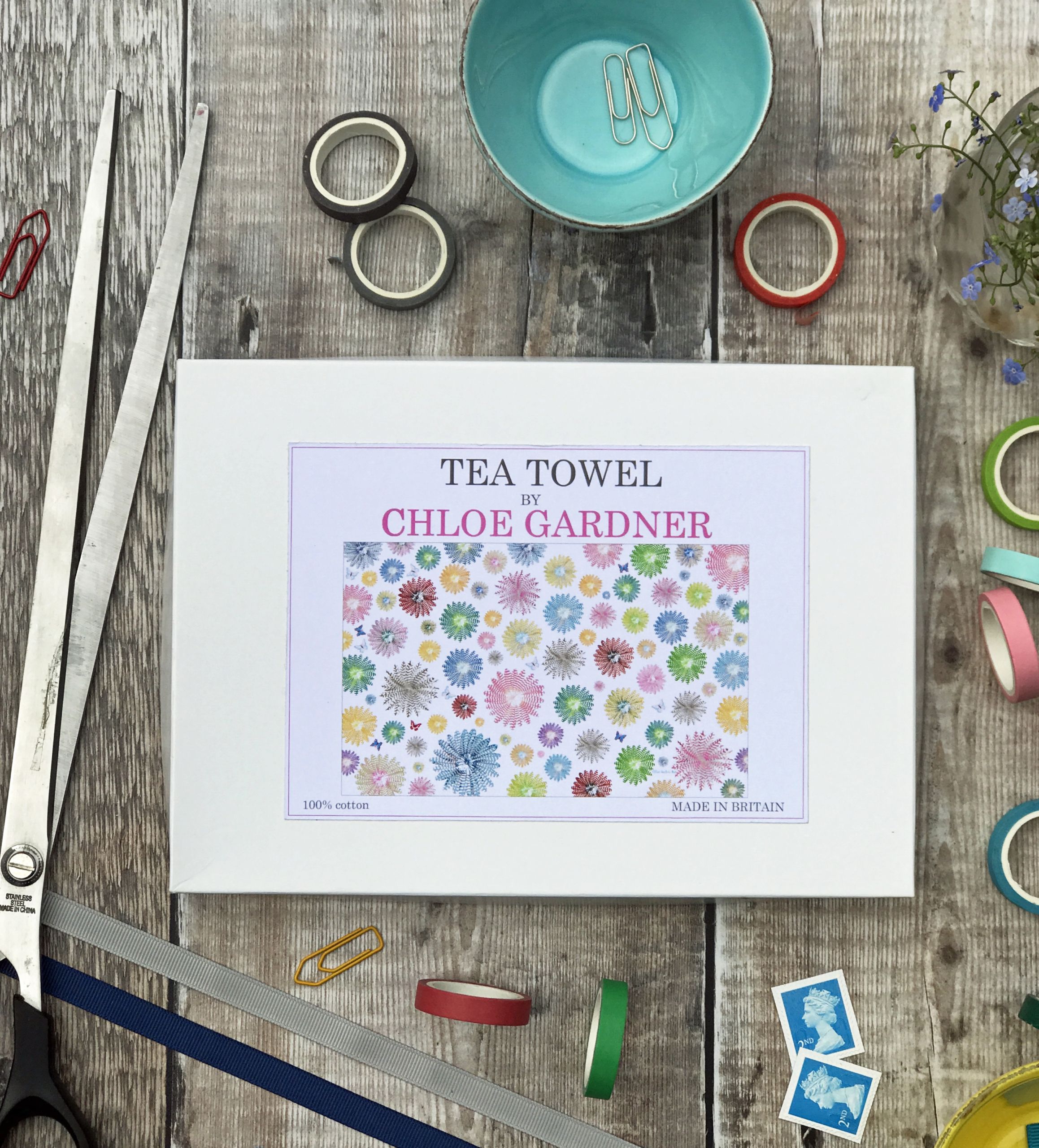 TEATOWEL BOXED ROUNDS