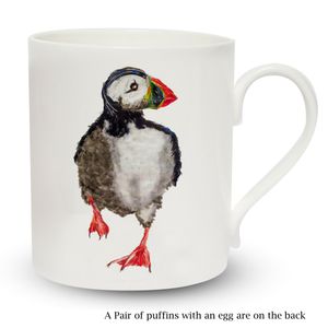 POP MUG - Running Puffin Design