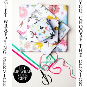 WRAPPING PAPER - GiFT WRAP SERVICE - DESIGN OF YOUR CHOICE