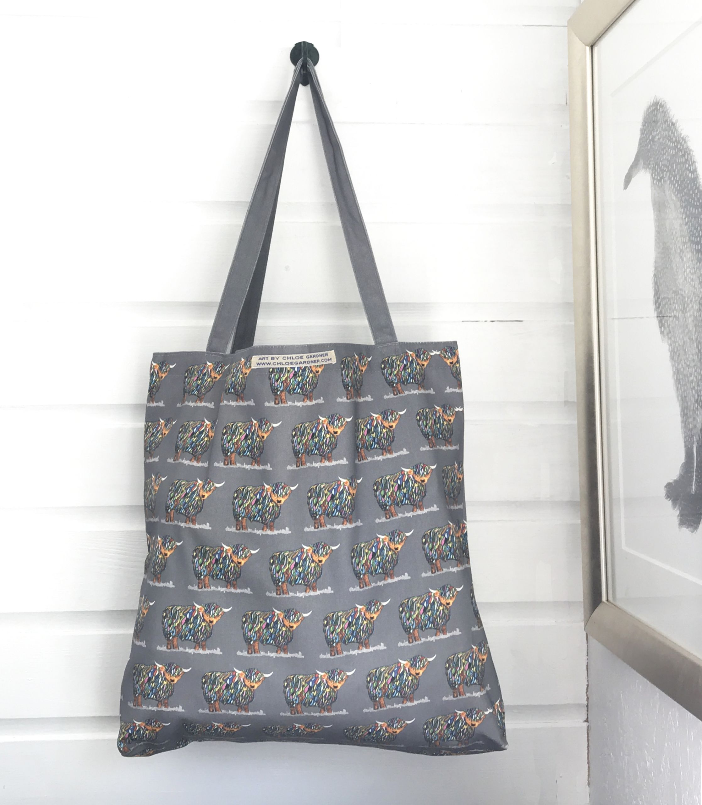 Bag Large BHCOG grey straps