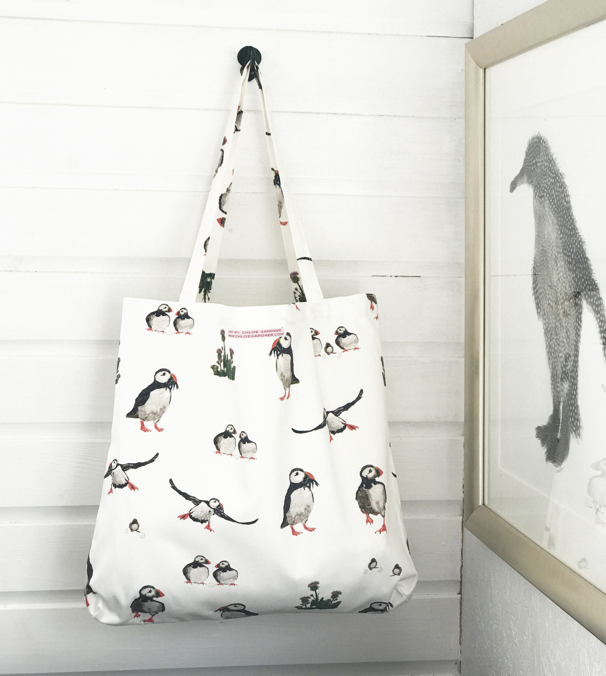 Large Bag - Puffin Repeat
