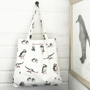 Large Bag - Puffin Repeat