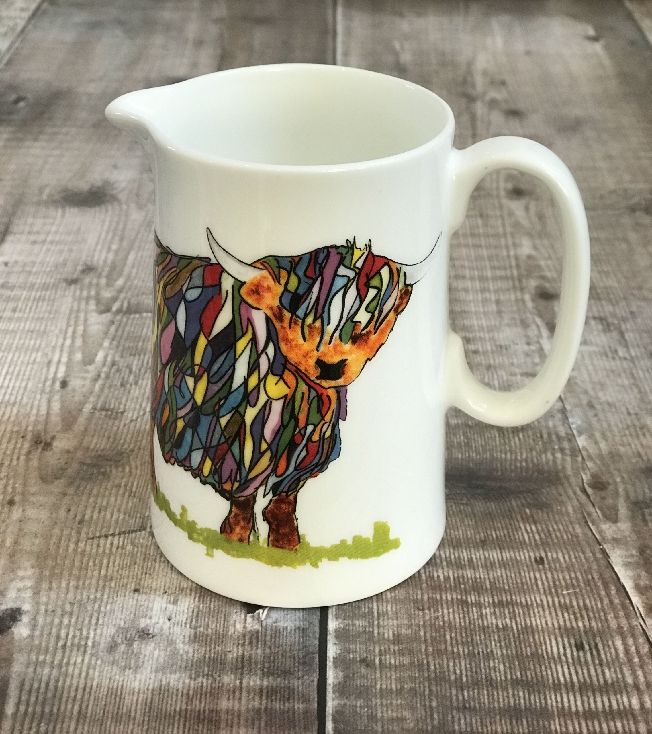 jug size 2 half pint bright cow