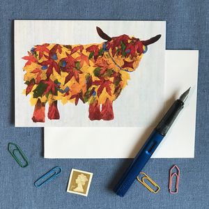 Leaf Highland Cow