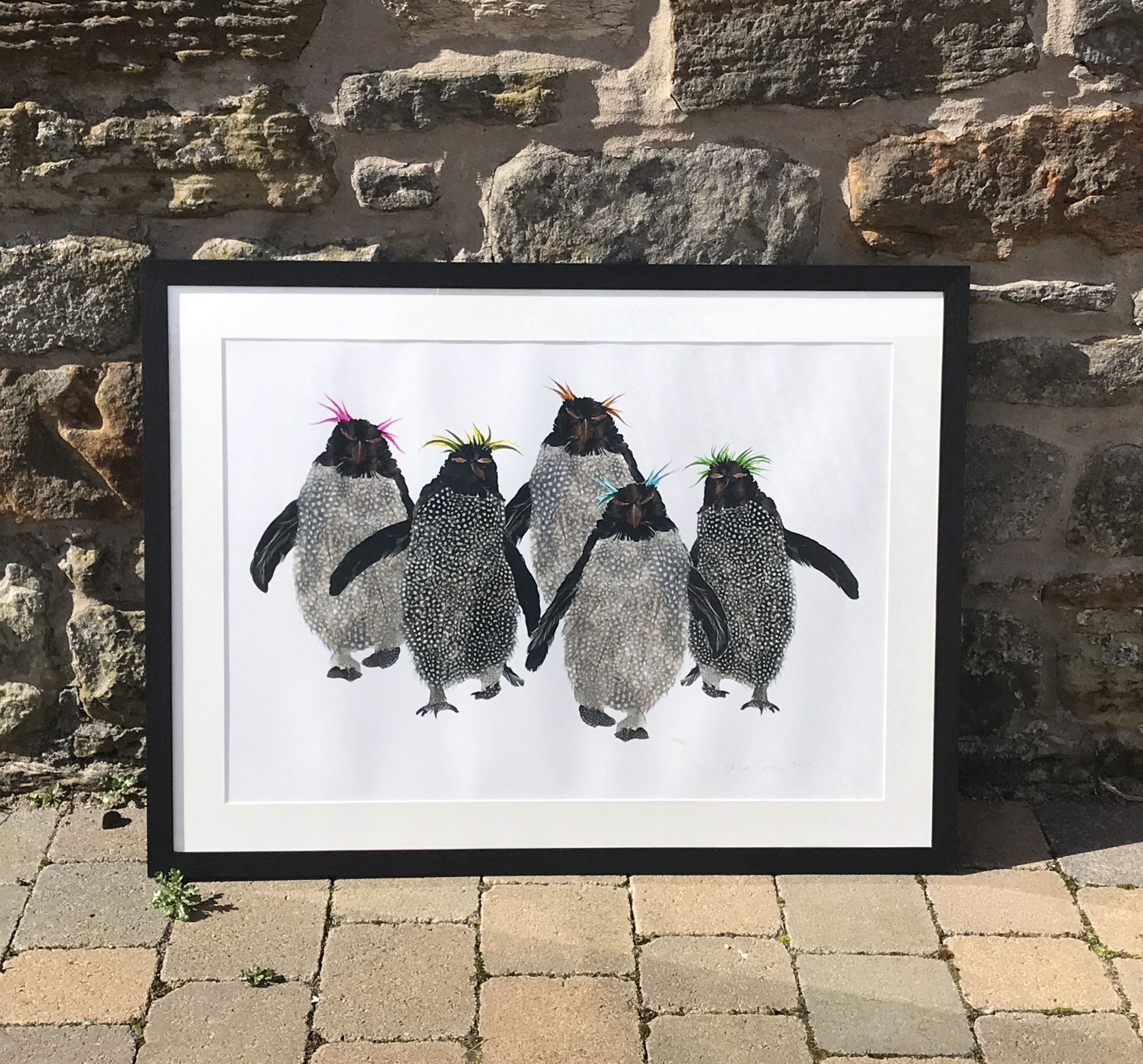 giclee print rockhopper 5 close up
