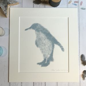 Screen Print Edition of 5- Farrow & Ball A penguin