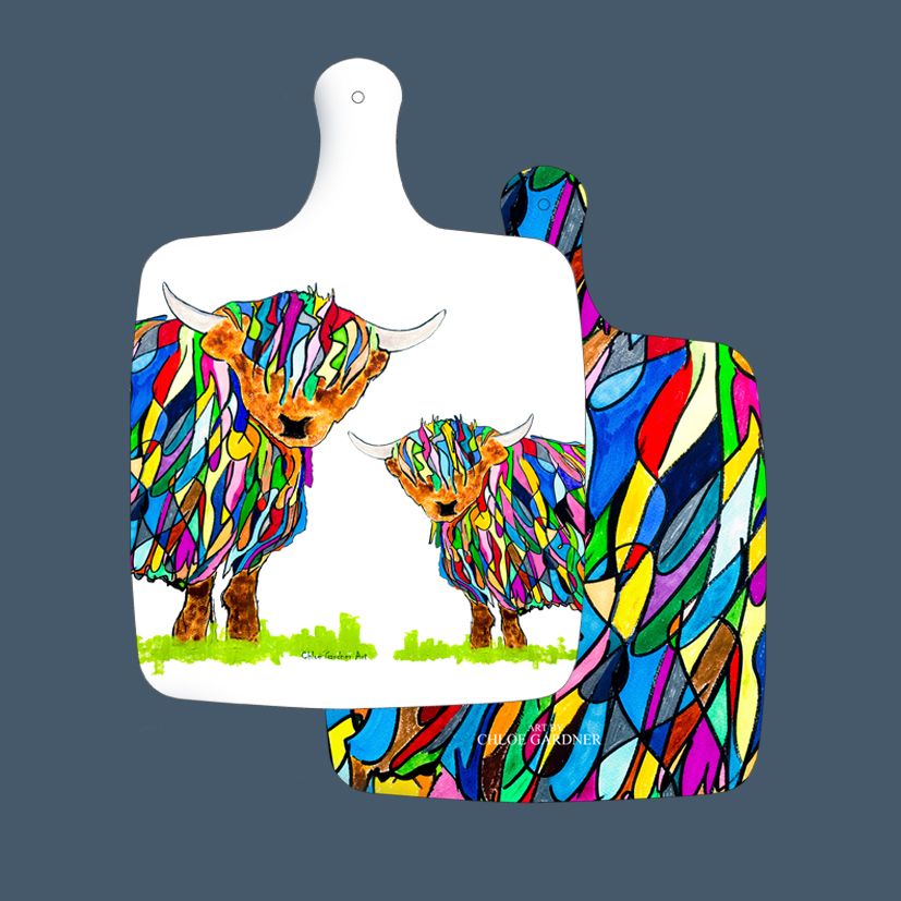 chopping board large bhc front and back