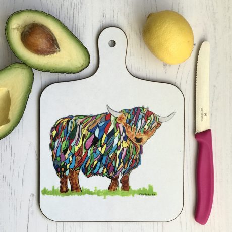 chopping board small bhc cow A chopping board small bhc cow A