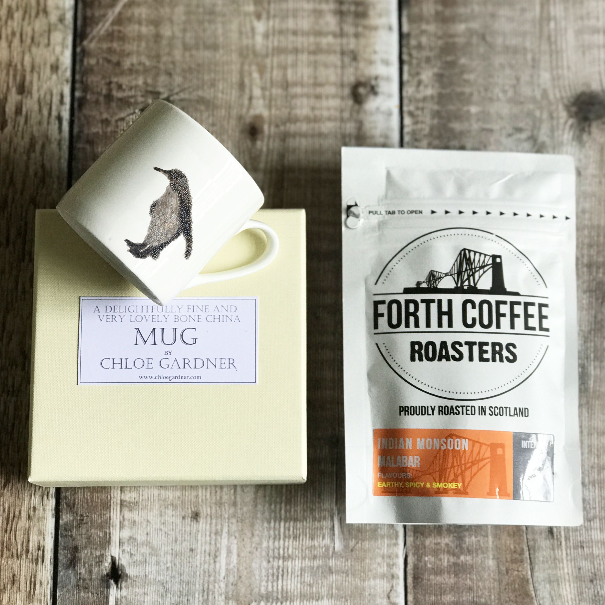 coffee gift set 1 espresso penguin