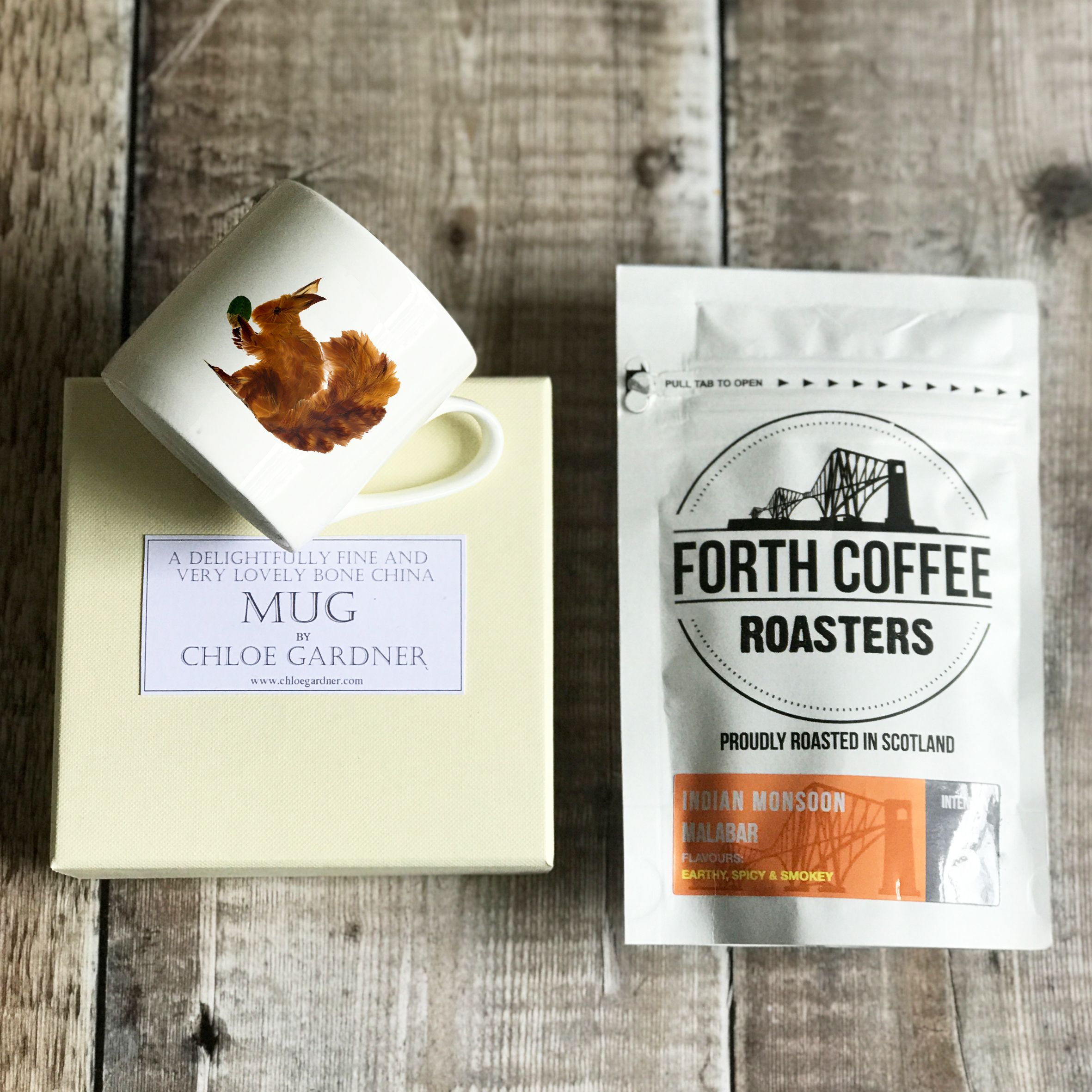 coffee gift set 1 espresso squirrel