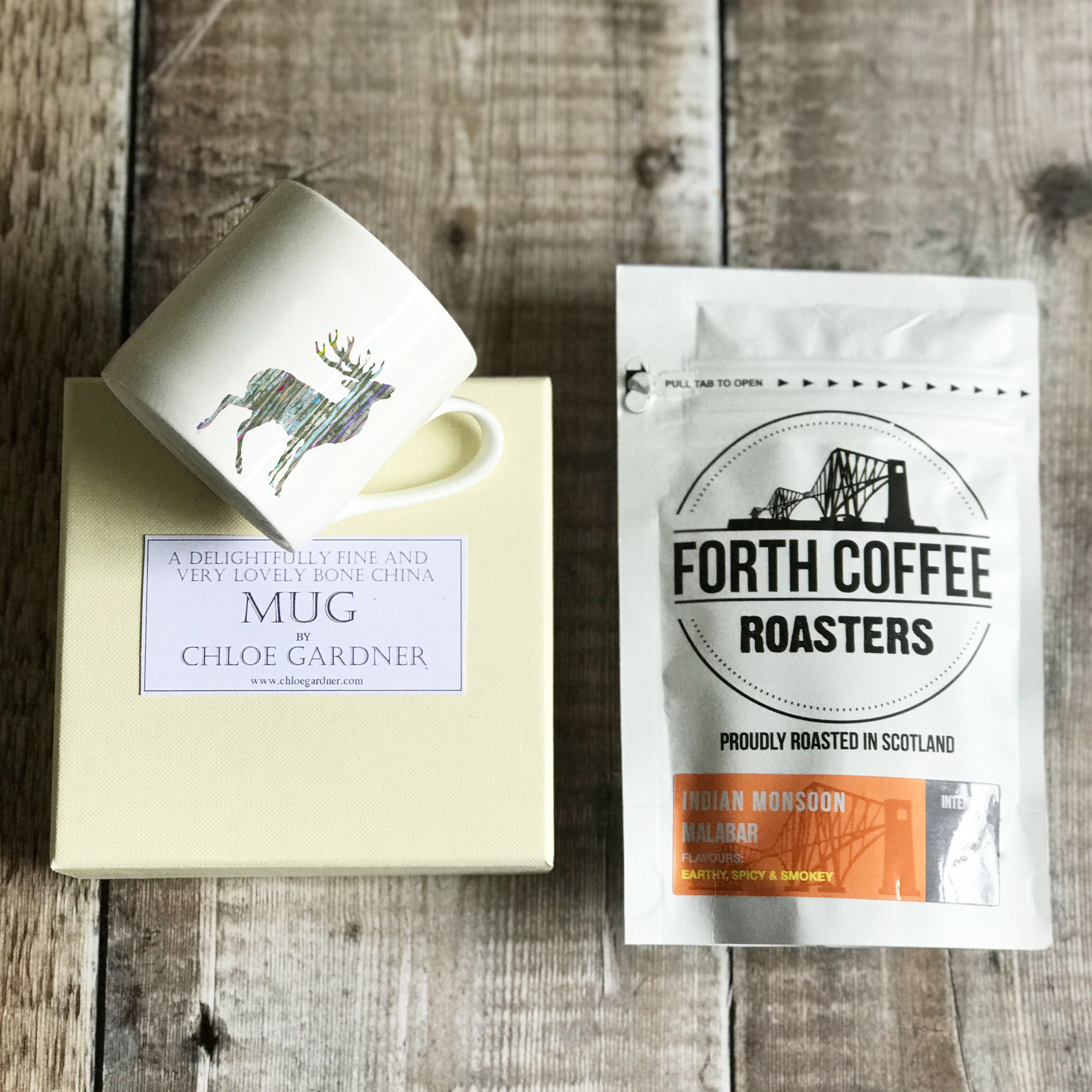 coffee gift set 1 espresso stag