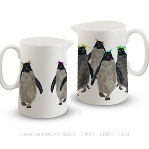 Jug -Half pint - ROCKHOPPER PENGUINS Design