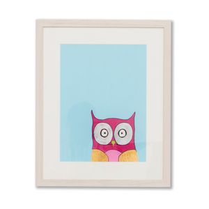 Order an Owl on Light Blue Print - various sizes.