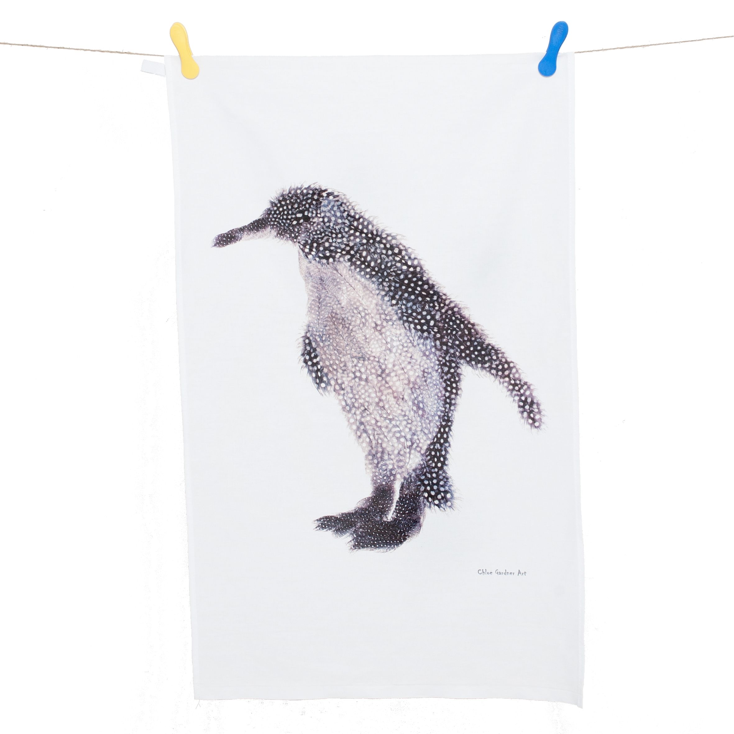 tea towel hanging penguin