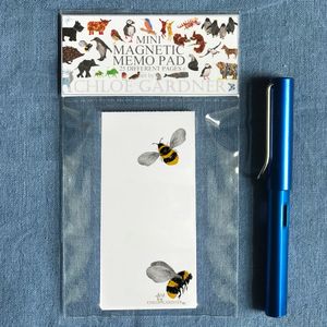 Magnetic Memo Pad- Top sheet Bee Design