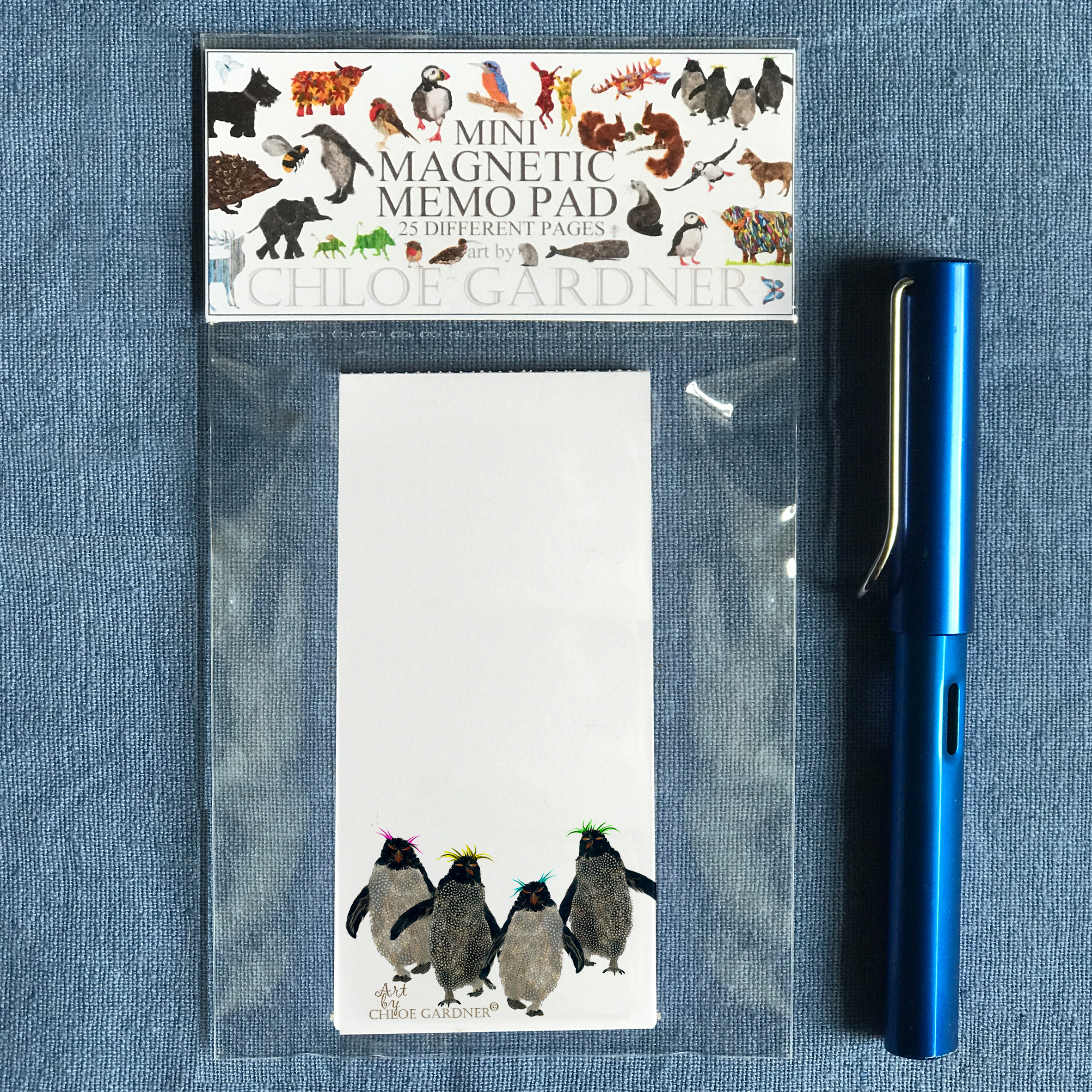 Magnetic Memo Pad- Top sheet Rockhoppers Design