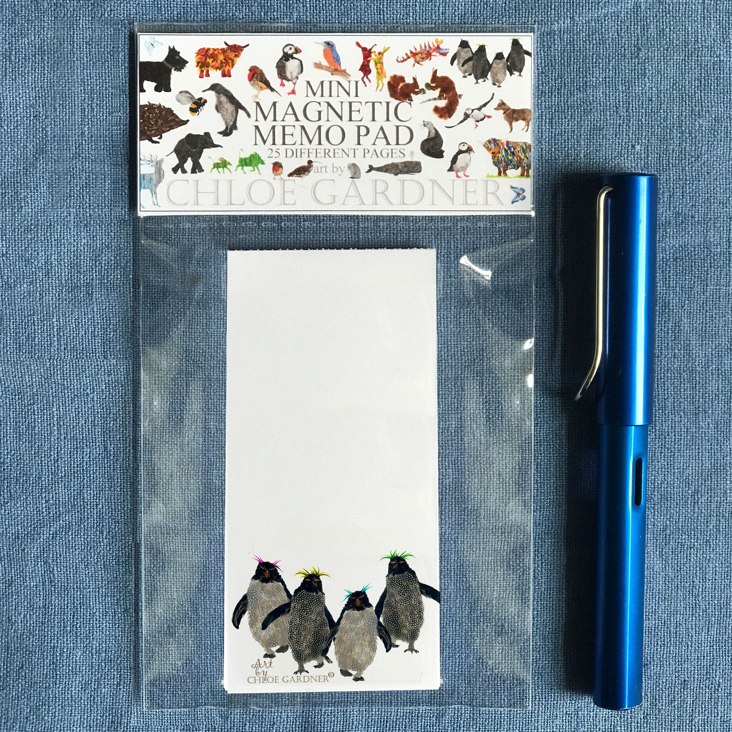 Magnetic Memo Pad- Top sheet Rockhoppers Design