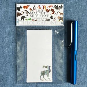 Magnetic Memo Pad- Top sheet Stag Design