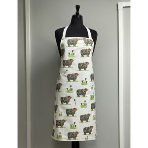 APRON - Bright Highland Cow Repeat