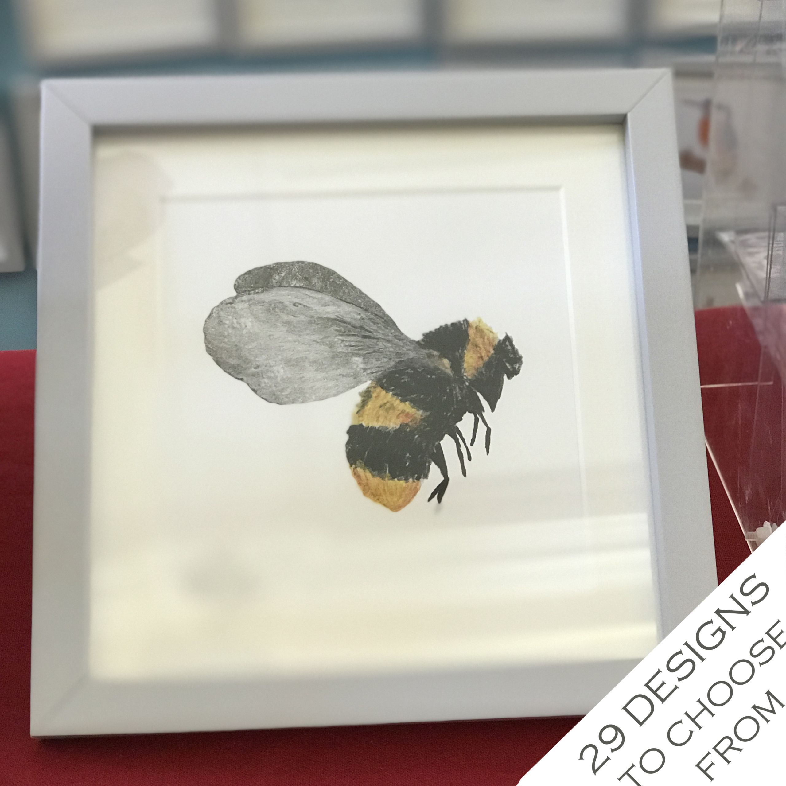 Mini Print 8 inch - Square with a Grey Frame - design of your choice. (Avail:9 02/24)