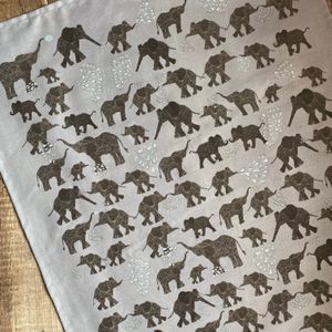 TEA TOWEL IN A GIFT BAG -  Lots of little Elephant and Water