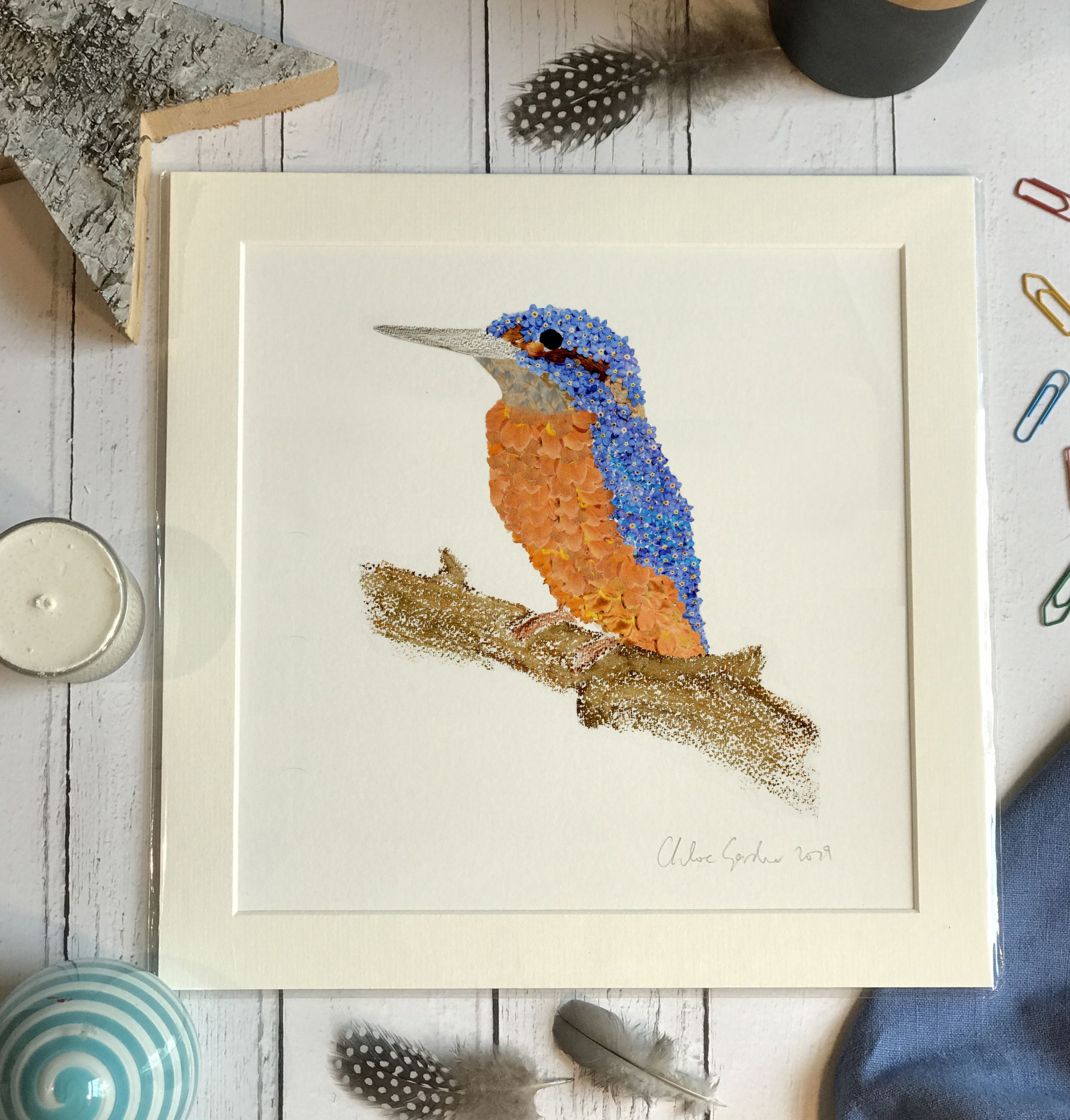 standard size print Kingfisher