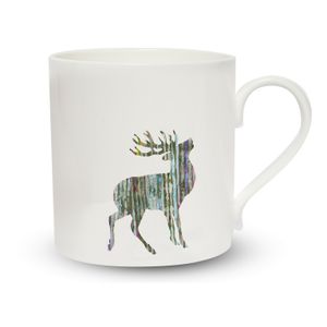 Espresso Mug - Silver Stag Design